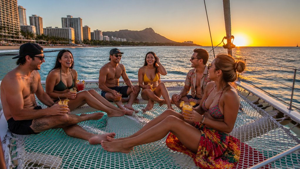 laid back waikiki sunset sail