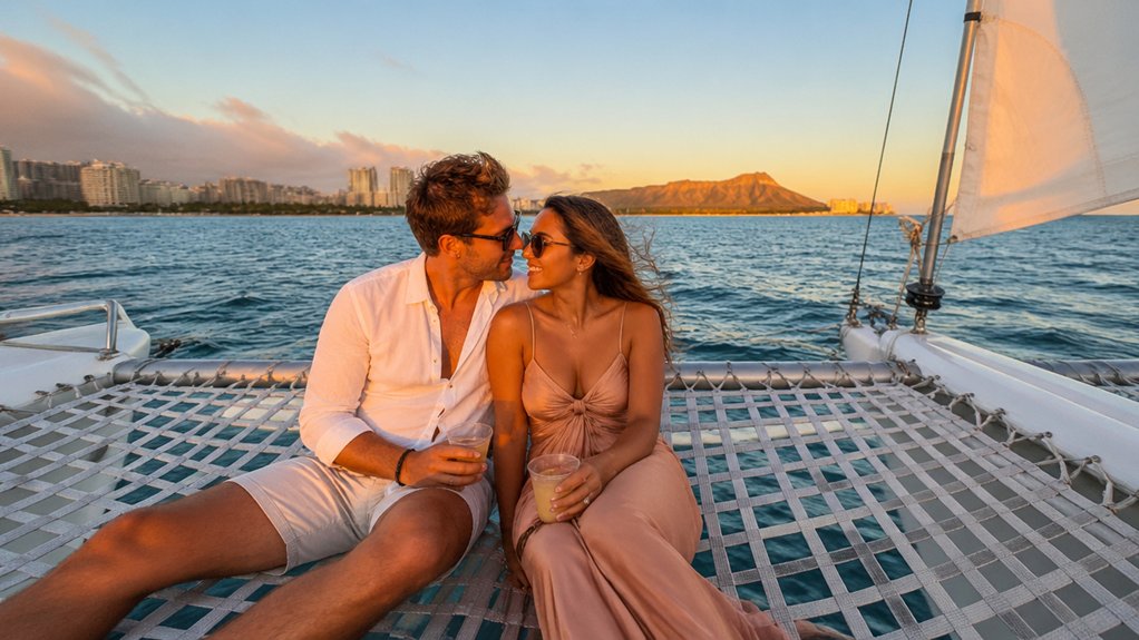 romantic scenic catamaran cruise