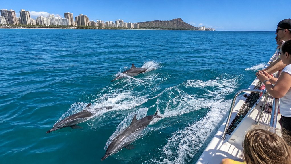 dolphins west near electric beach