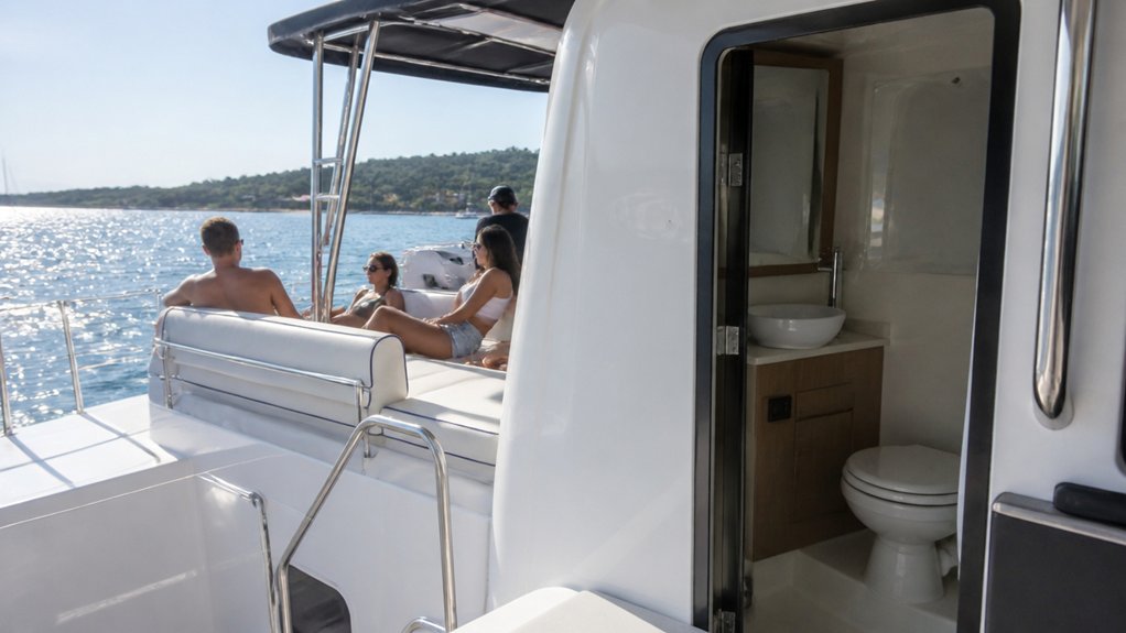 most catamaran cruises include bathrooms